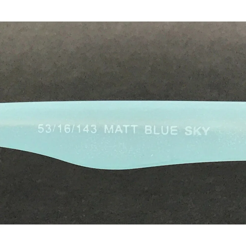 Enhance Eyeglasses Frames 4030 MATTE BLUE SKY Rectangle Full Rim 53-16-143